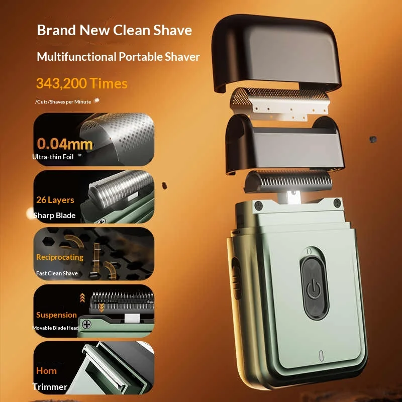 New Dual-blade Electric Mens Shaver — image 5