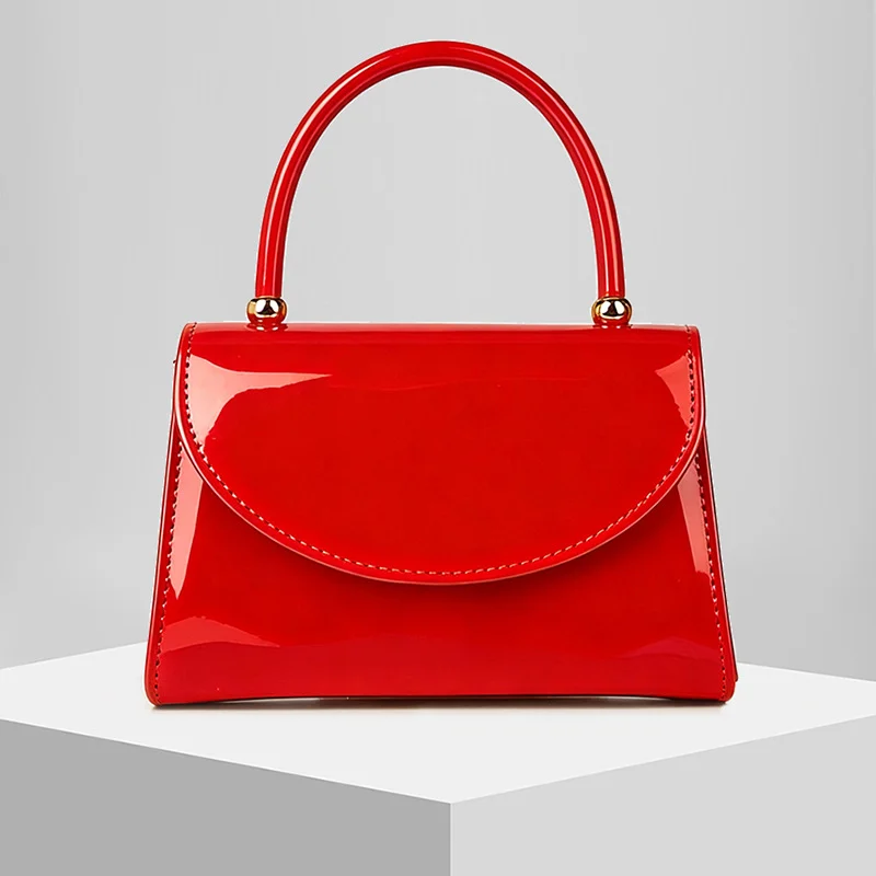 New Glossy Evening Clutch With A Chain Strap — image 4