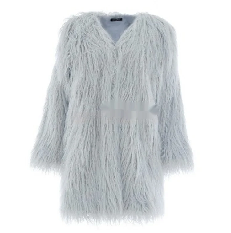 New Haining Fur Coat Mid-length Style — image 2