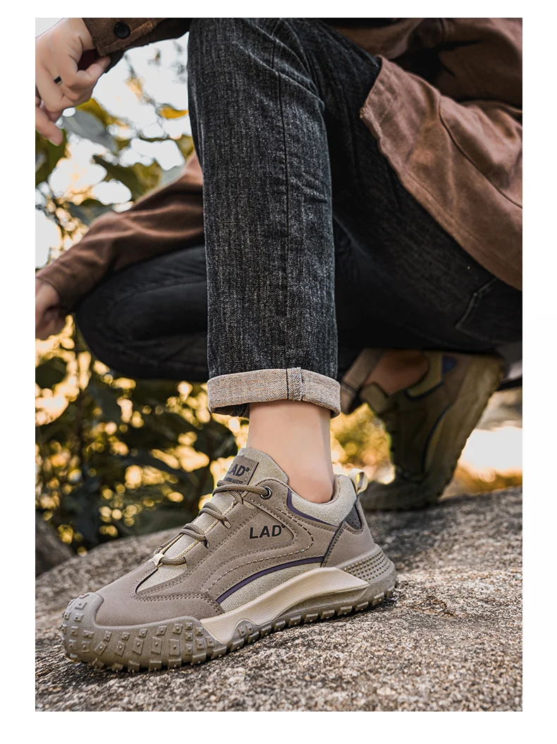 New Men's Safety Work Shoes, Comfortable Versatile Mesh Casual Sneakers, Anti-slip… — image 4