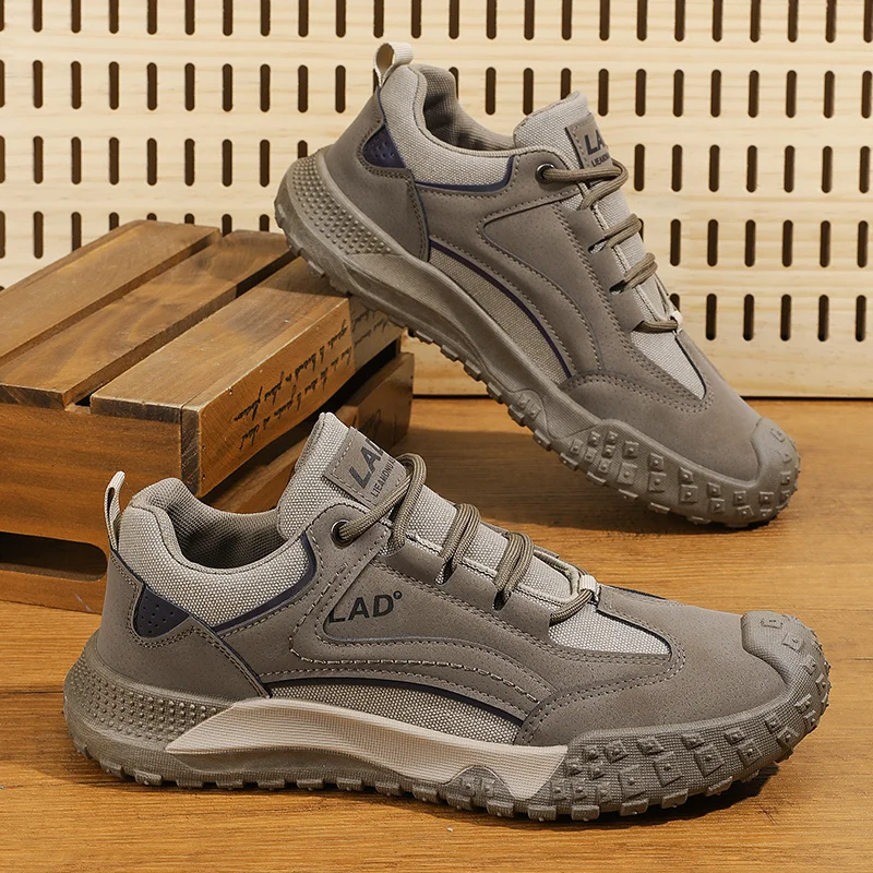 New Men's Safety Work Shoes, Comfortable Versatile Mesh Casual Sneakers, Anti-slip… — image 3