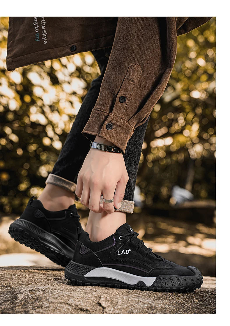 New Men's Safety Work Shoes, Comfortable Versatile Mesh Casual Sneakers, Anti-slip… — image 6