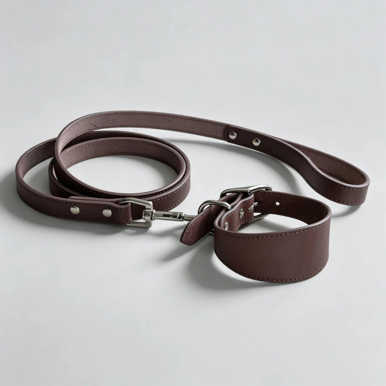 New Multi-color Genuine Leather Pet Leash — image 8