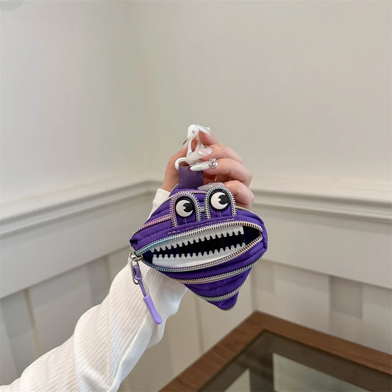New Personalized Monster Zipper Charm Creative And Compact Pendant — image 3