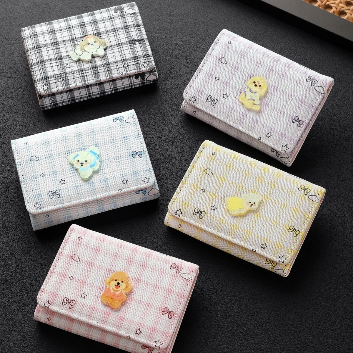 New Plaid Short Wallet For Dogs, Womens — image 7