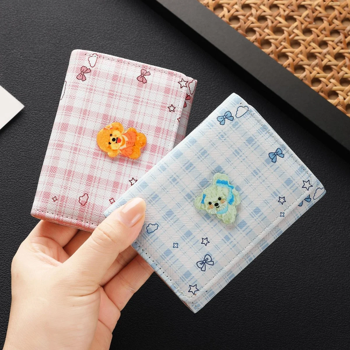 New Plaid Short Wallet For Dogs, Womens — image 2