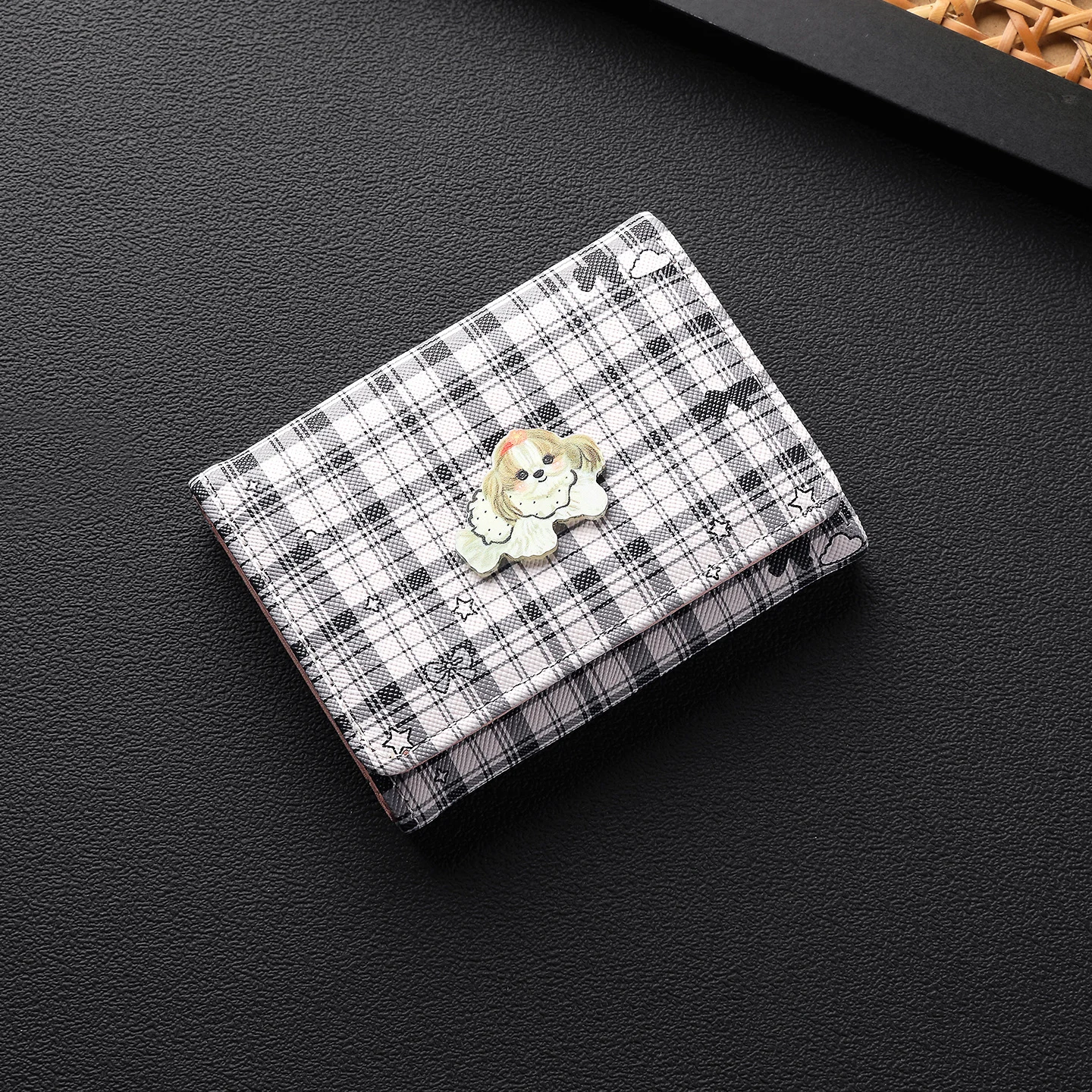 New Plaid Short Wallet For Dogs, Womens — variant image