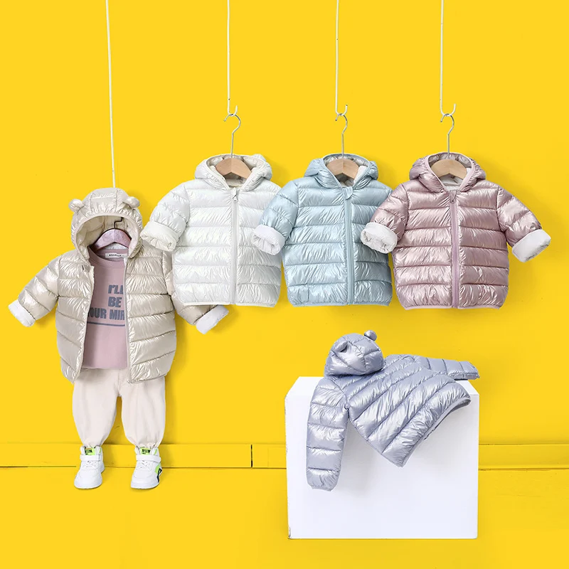 New Spring Autumn And Winter Solid-color Versatile Cotton Coat For Children — image 5