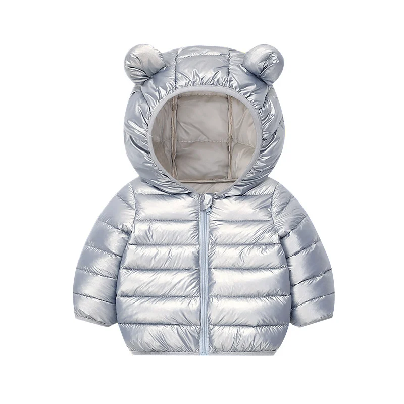 New Spring Autumn And Winter Solid-color Versatile Cotton Coat For Children — image 3