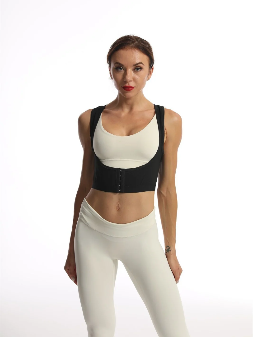 New Style Buttoned Compression Sweat-enhancing Vest, Posture-correcting Shapewear,… — image 1