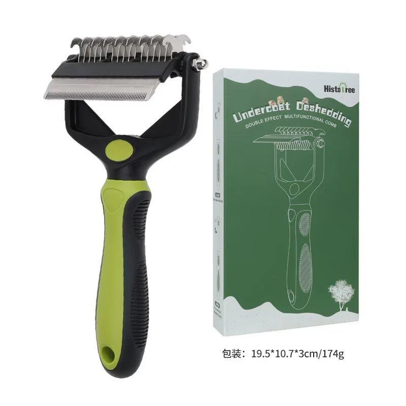 New-style Pet De-matting Comb Cat Grooming Brush — image 7