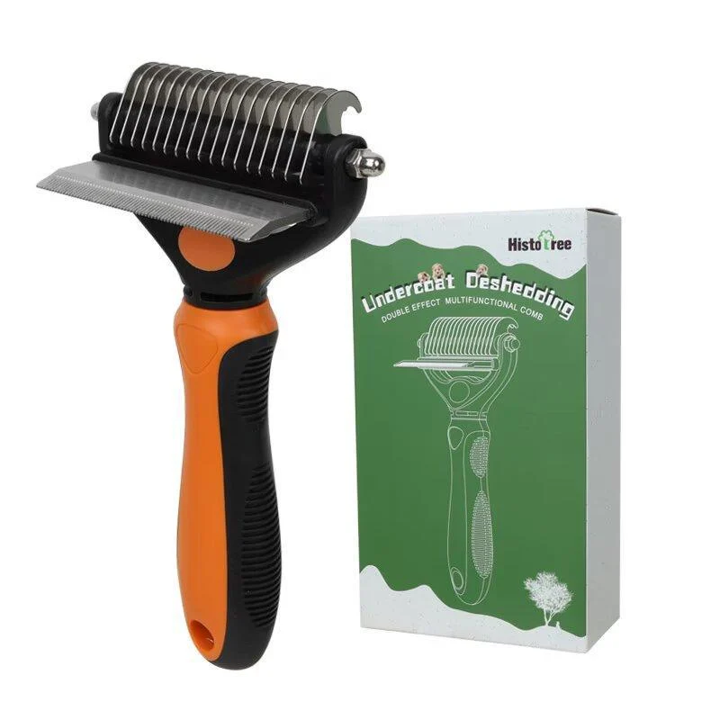 New-style Pet De-matting Comb Cat Grooming Brush — image 3