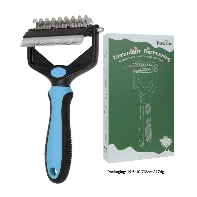 New-style Pet De-matting Comb Cat Grooming Brush — image 9