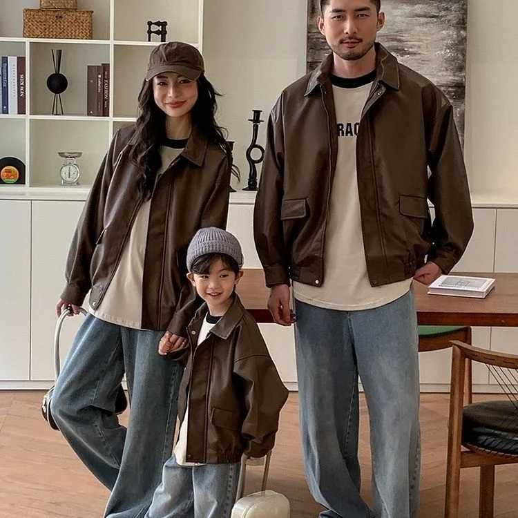 New Stylish Biker Jacket For Moms Daughters, And The Whole Family Of Three — image 5