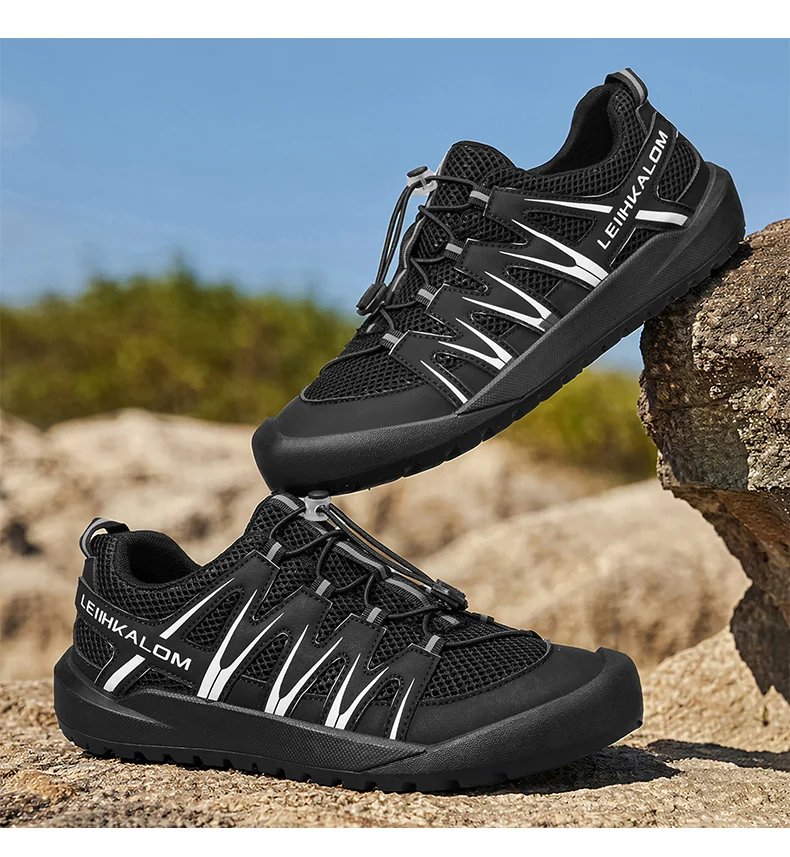 New Summer Light Luxury High-end Men Sneakers, Fashion Versatile Comfort Mesh Spliced… — image 4