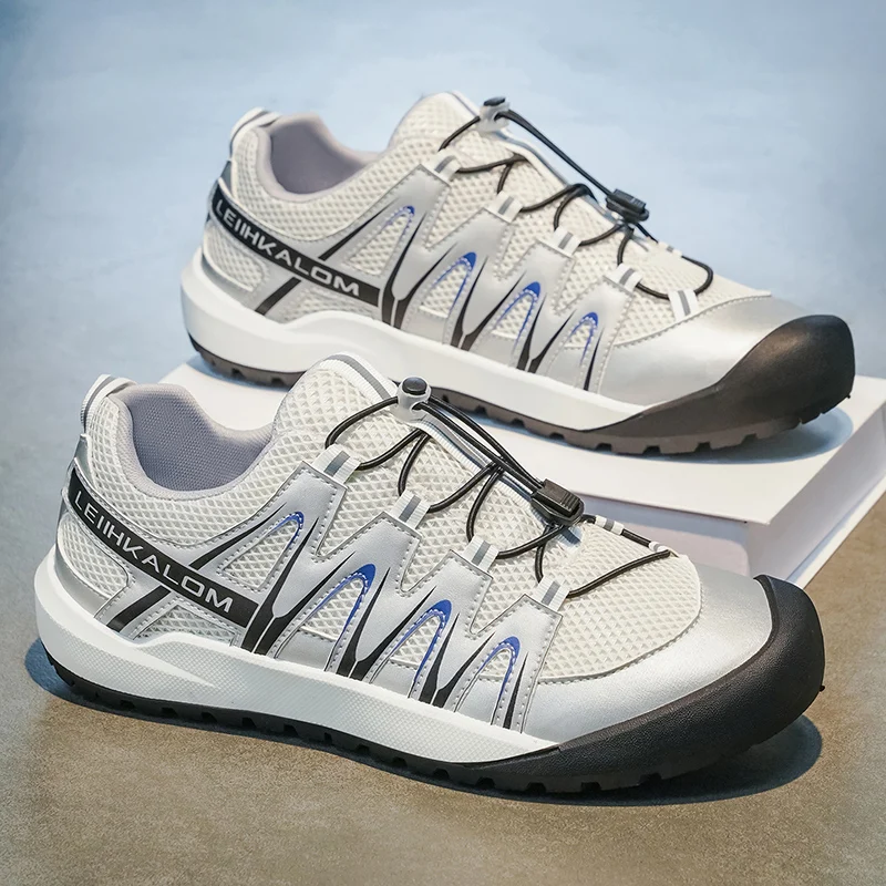 New Summer Light Luxury High-end Men Sneakers, Fashion Versatile Comfort Mesh Spliced… — image 3