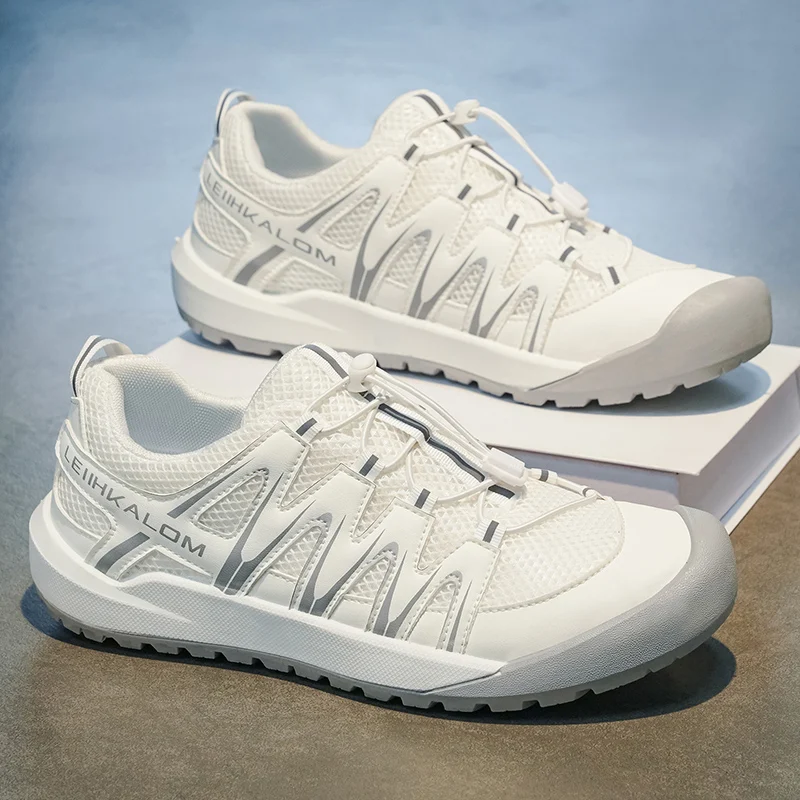 New Summer Light Luxury High-end Men Sneakers, Fashion Versatile Comfort Mesh Spliced… — image 6