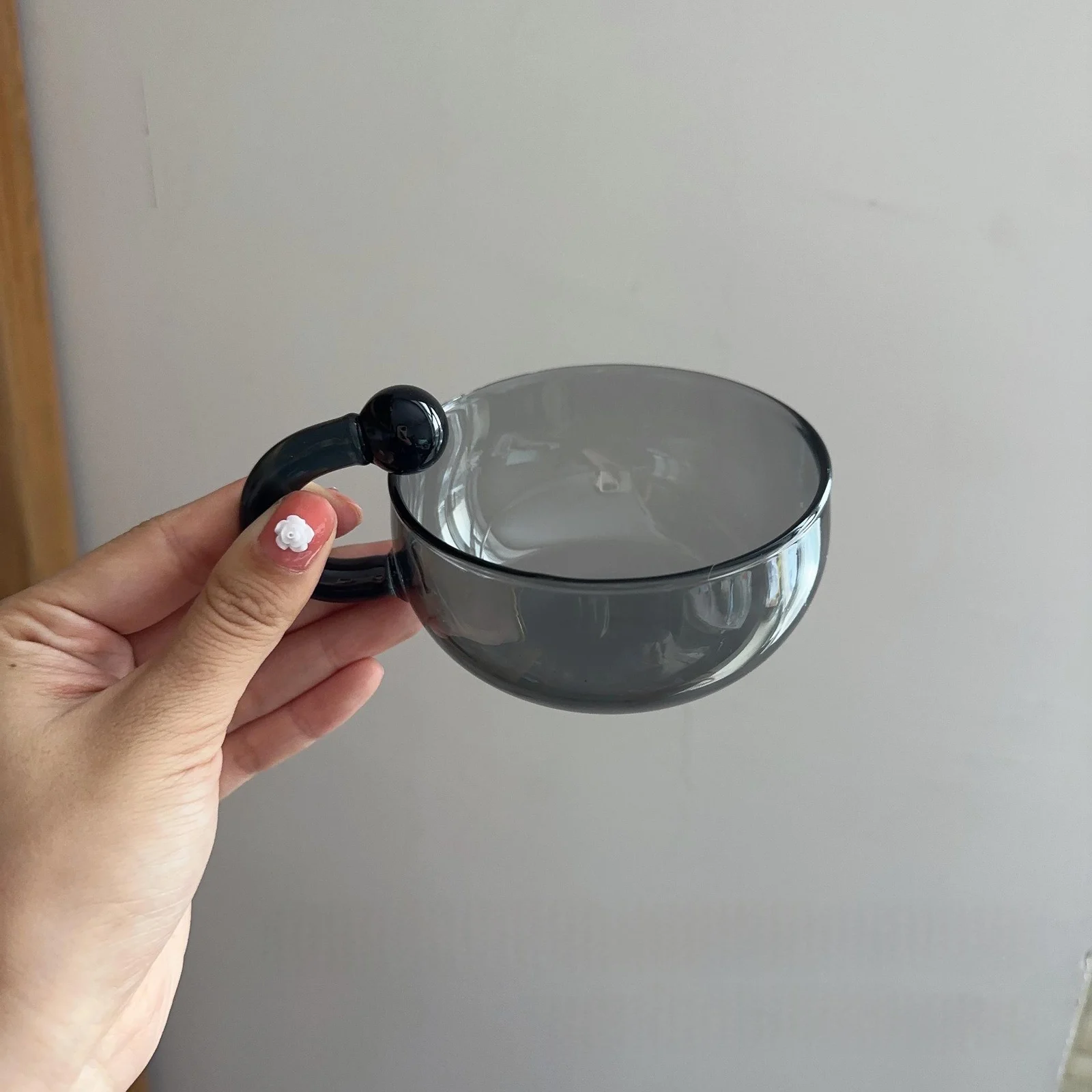 New Transparent Black Glass Teapot Heat-resistant Tea Set Pot — image 1
