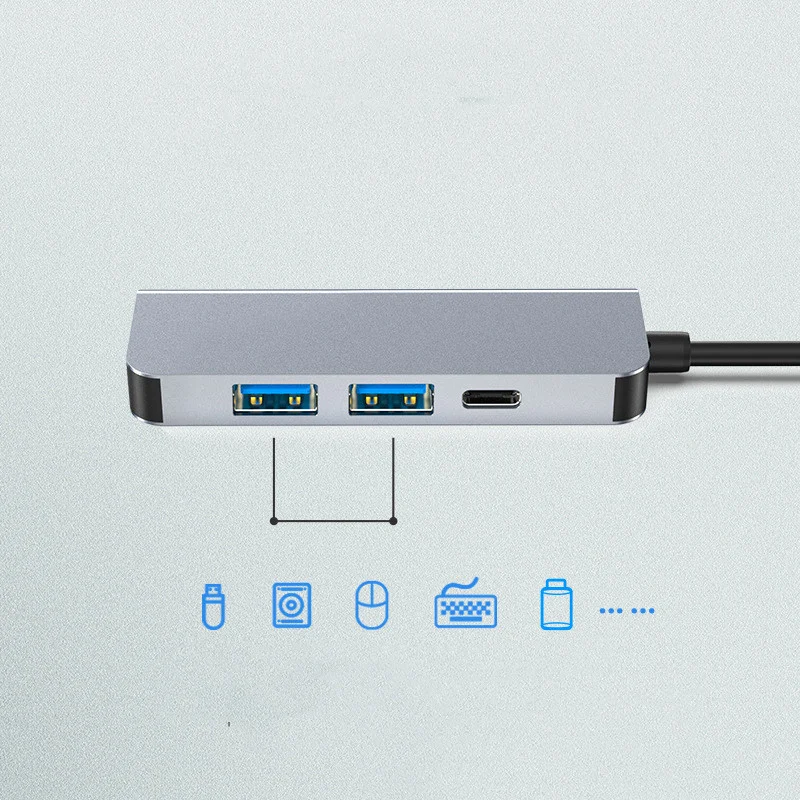 New Type-c Docking Station USB C Hub PD Fast Charging Four In One 4K — image 2