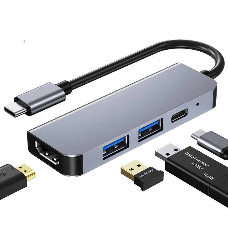 New Type-c Docking Station USB C Hub PD Fast Charging Four In One 4K — image 4