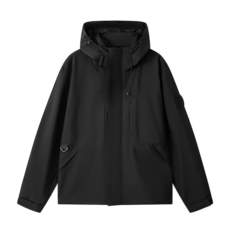 New Unisex Co-ed Hooded Shell Jacket — image 10