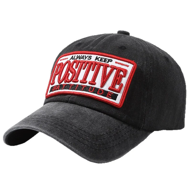 New Washed Patch Three-dimensional Embroidery Korean Hat — image 9