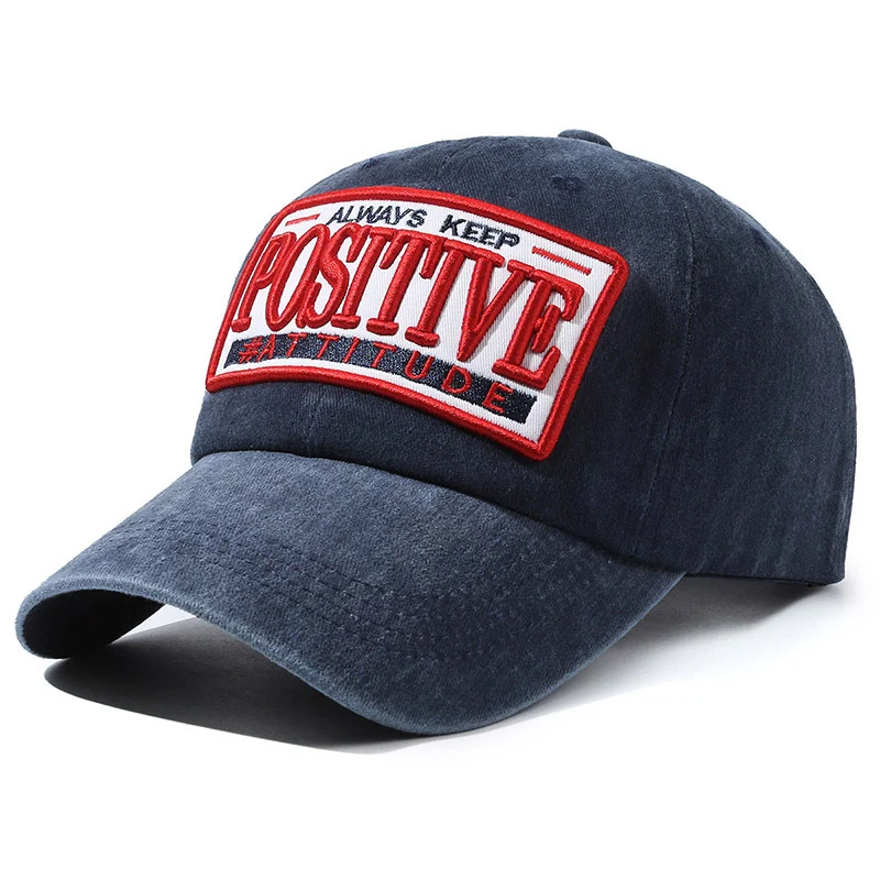 New Washed Patch Three-dimensional Embroidery Korean Hat — image 8