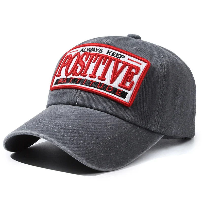 New Washed Patch Three-dimensional Embroidery Korean Hat — image 7