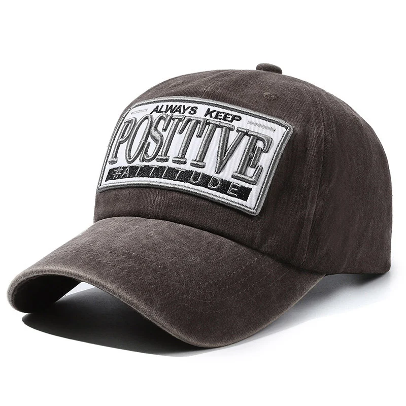 New Washed Patch Three-dimensional Embroidery Korean Hat — image 2