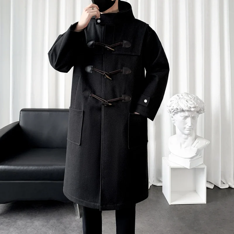 New Winter Mens Wool Casual Coat — image 4
