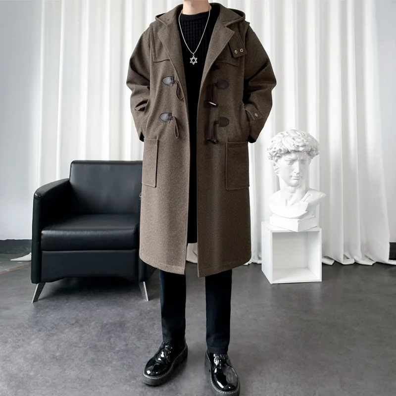 New Winter Mens Wool Casual Coat — image 6