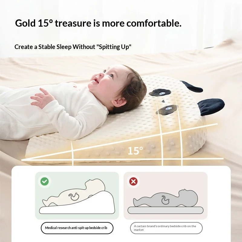 Newborn Anti-regurgitation Sloped Pillow Mat — image 2