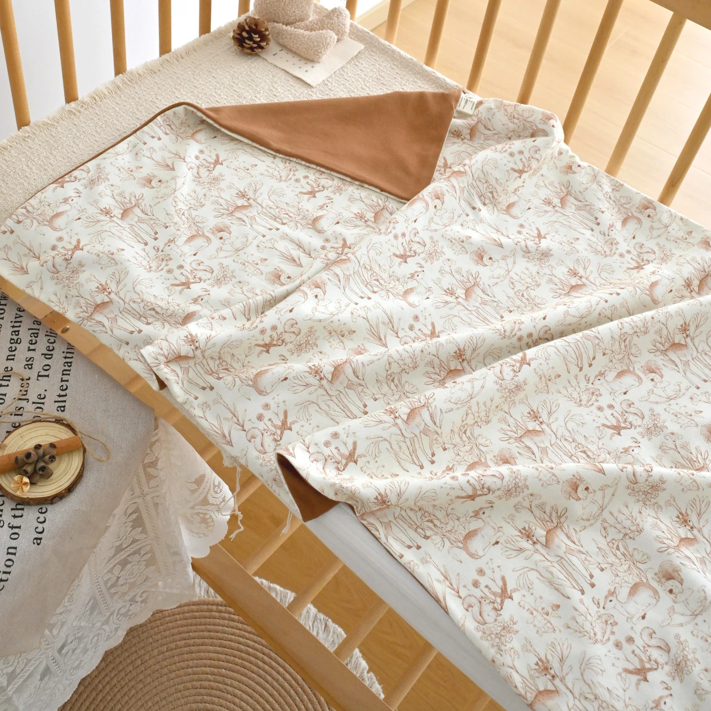 Newborn Baby All-cotton Class A Mattress Cover — image 1