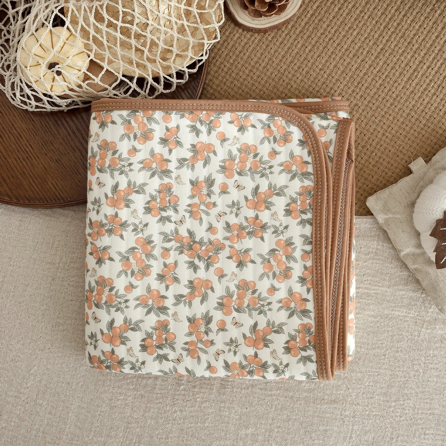 Newborn Baby Cotton Autumnwinter Thickened Quilted Swaddle Blanket — image 4