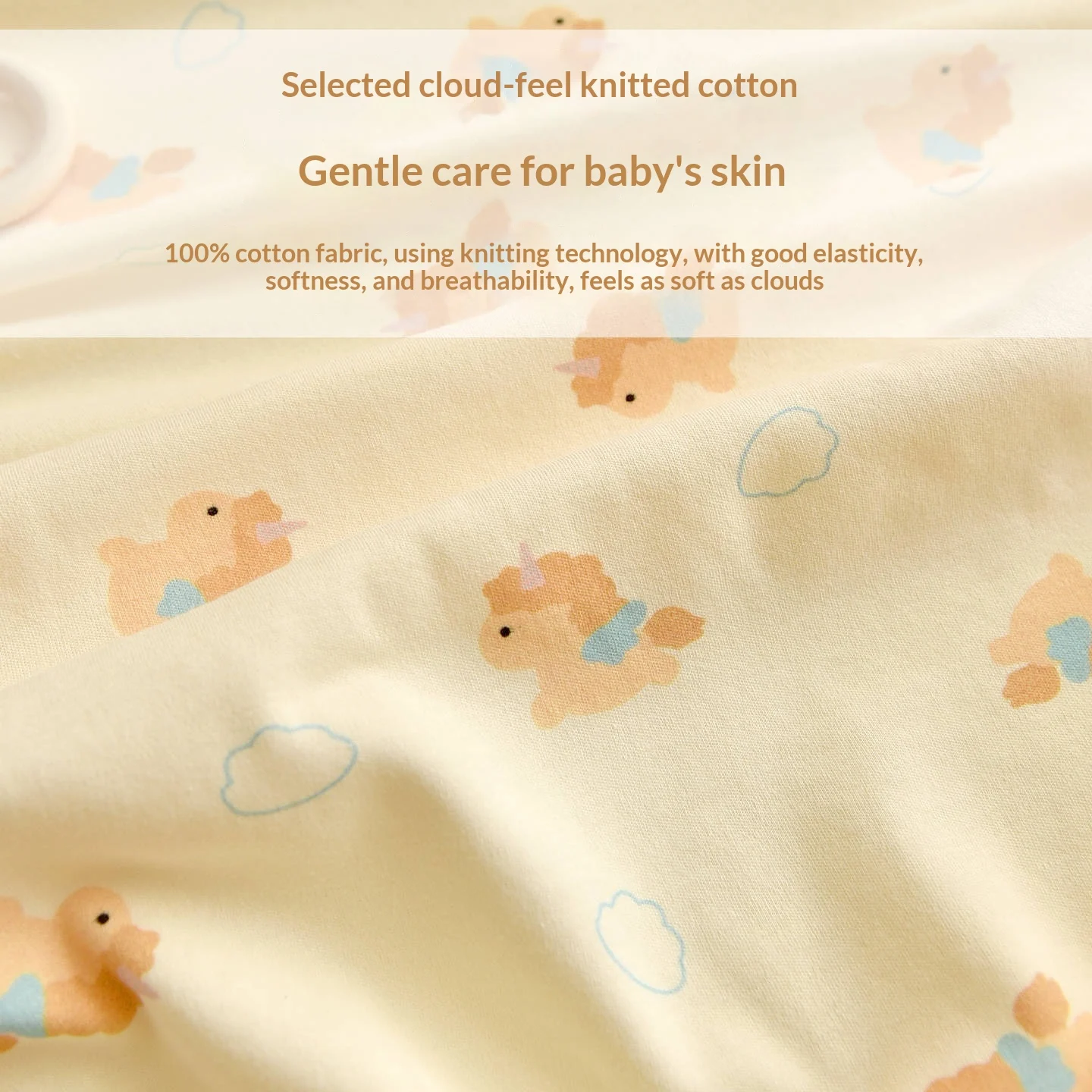 Newborn Baby Pure Cotton Class A Fitted Mattress Cover Protective — image 5
