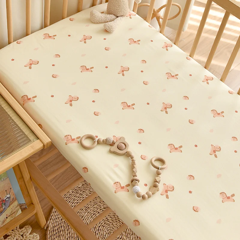 Newborn Baby Pure Cotton Class A Fitted Mattress Cover Protective — image 2