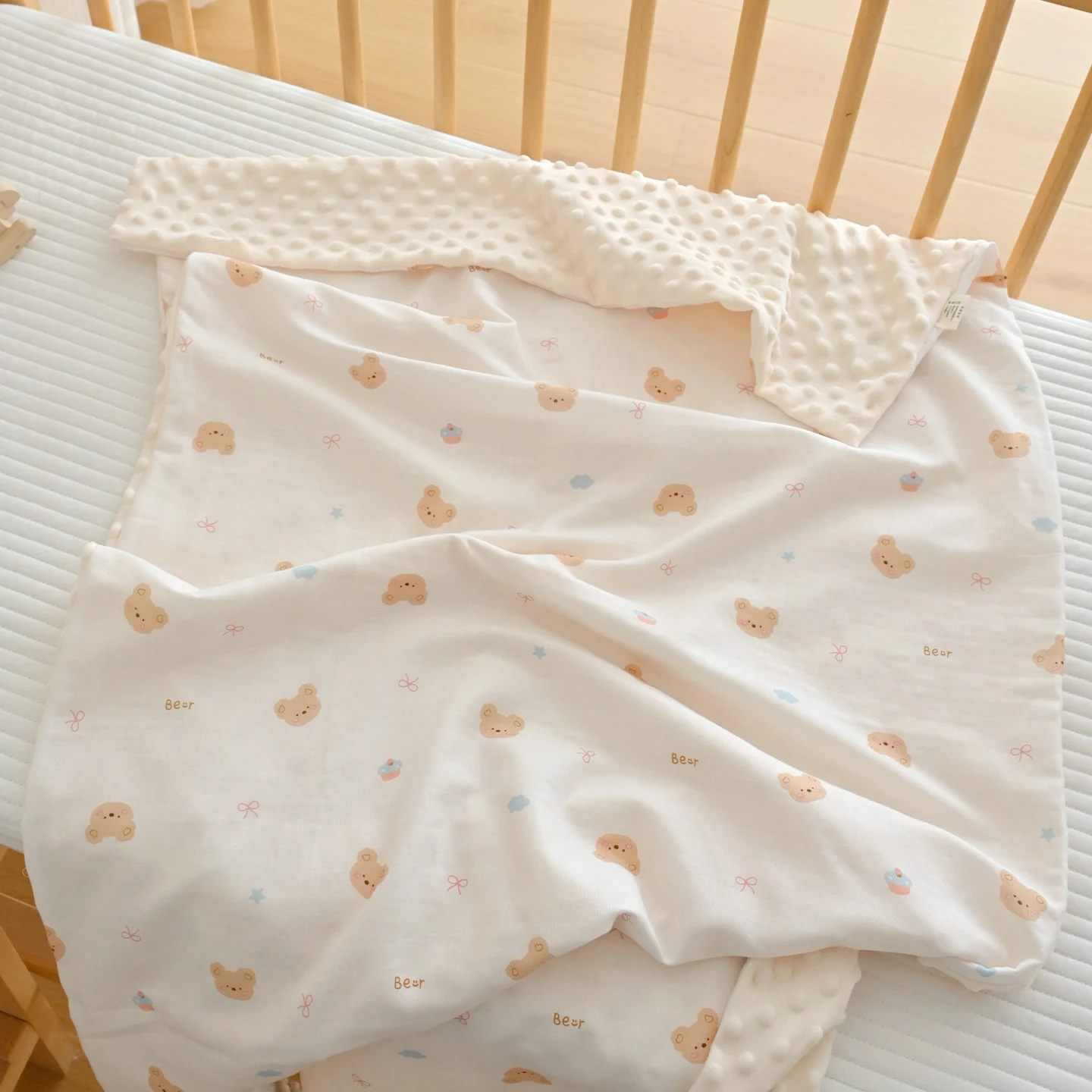 Newborn Baby Pure Cotton Class A Gauze Mattress Cover — image 5