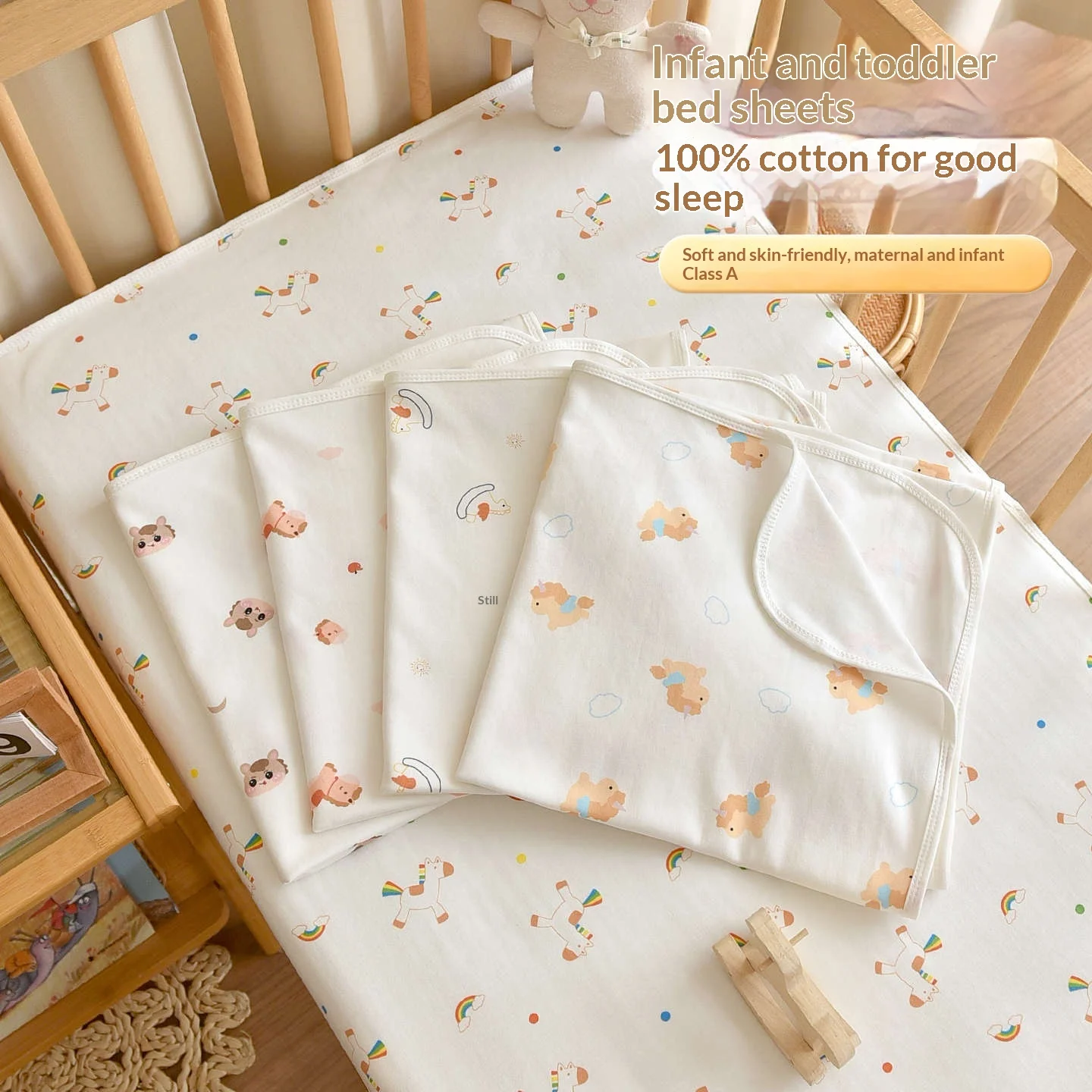 Newborn Baby Splicing Bed Thickened Sheet — image 3