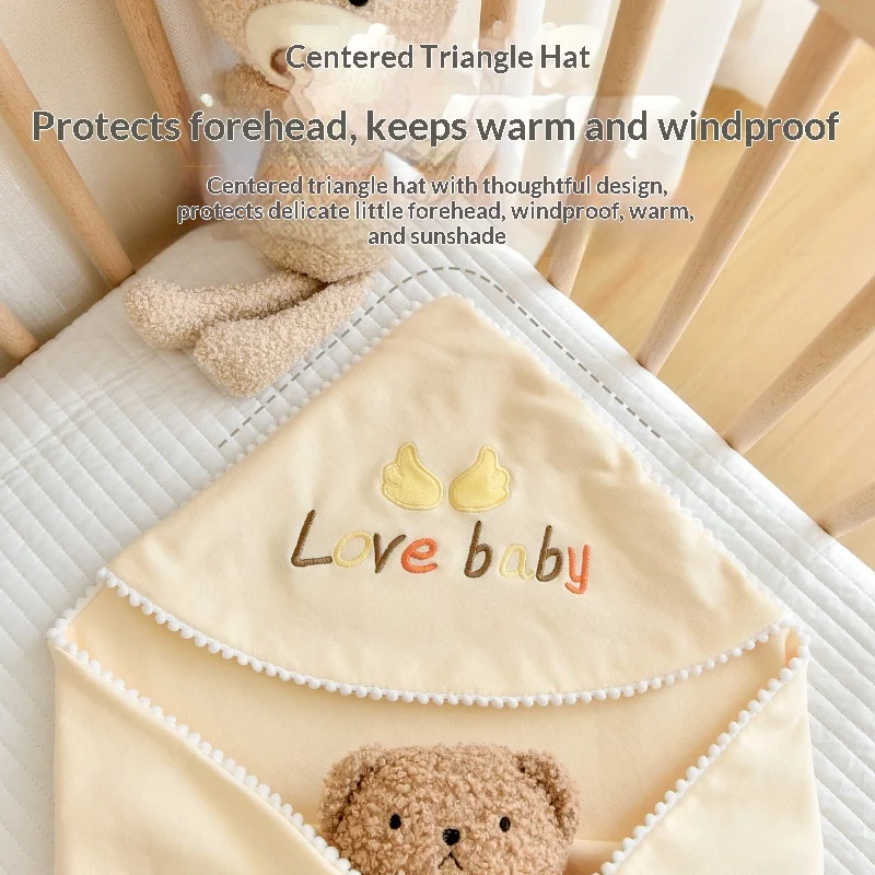 Newborn Pure Cotton Double-layer Thin Swaddle Blanket — image 3