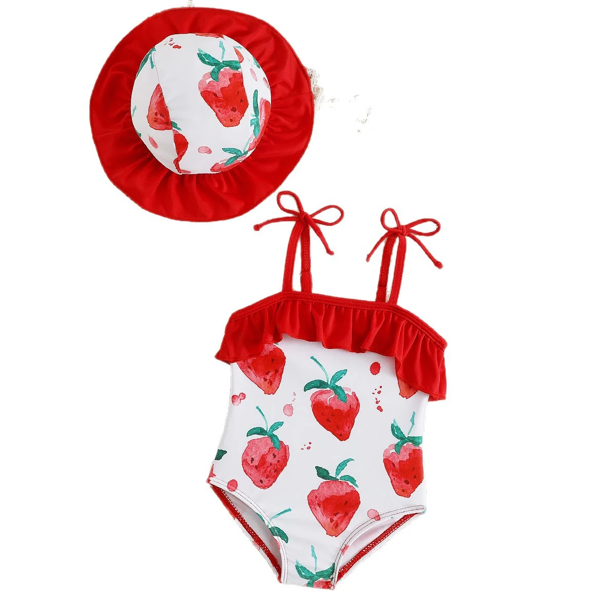 Newborn Swimsuit One-piece With A Hood — image 1