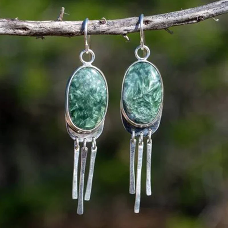 Niche Creative Blue Enamel Earrings For Women — image 17