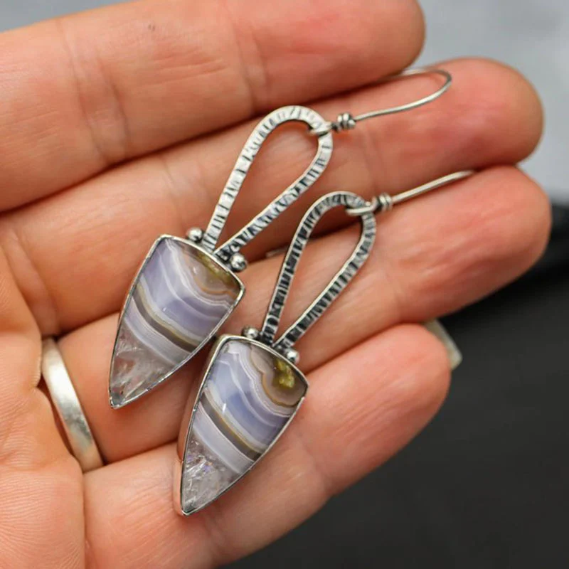 Niche Creative Blue Enamel Earrings For Women — image 5