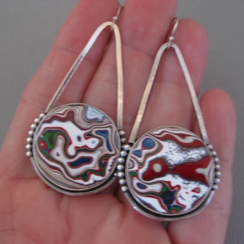 Niche Creative Blue Enamel Earrings For Women — image 14