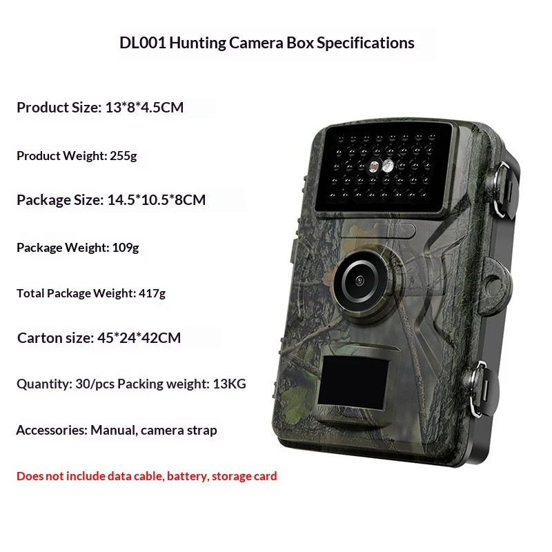Night Vision Motion-activated Photo And Video Recording Wildlife Tracking Hunting Camera — image 3