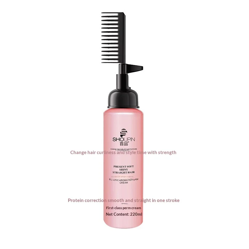 No-heat Hair Cream Gentle Softener For Womenleaves Smooth Without Straightening — image 3
