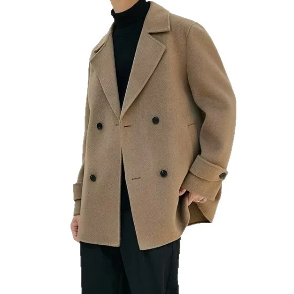 Non-cashmere Wool Trench Coat For Men — image 6