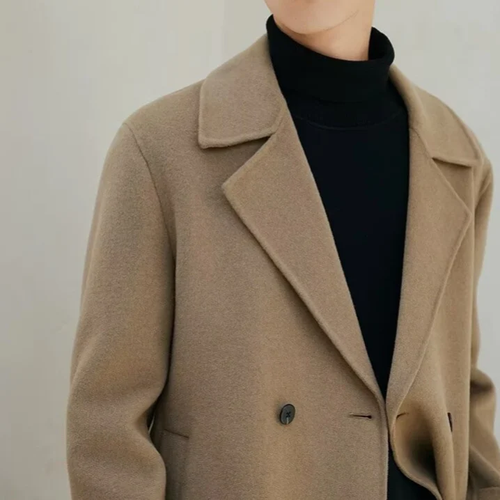 Non-cashmere Wool Trench Coat For Men — image 4