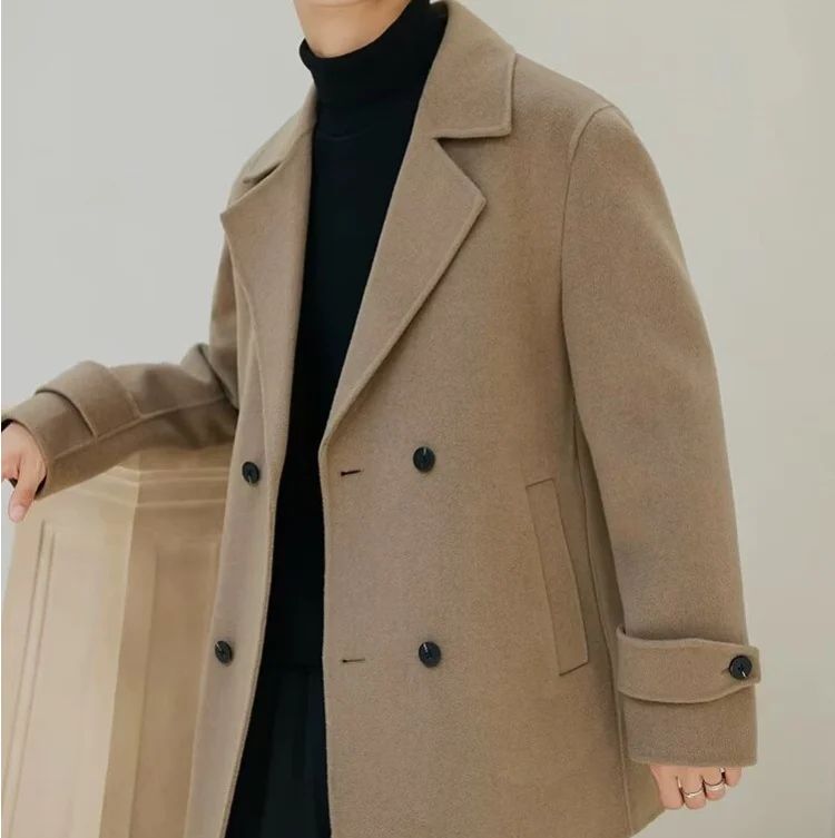 Non-cashmere Wool Trench Coat For Men — image 5