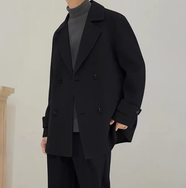 Non-cashmere Wool Trench Coat For Men — image 8