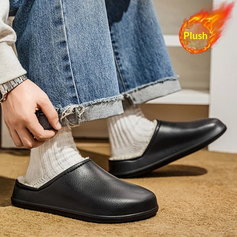Non-slip Waterproof Fleece-lined Thickened Warm Outdoor Cotton Shoes For Couples — image 4